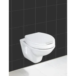 WC-Sitz Secura Comfort aus antibakteriellem Duroplast mit Sitzflächenerhöhung*Wenko