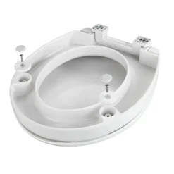 WC-Sitz Secura Comfort aus antibakteriellem Duroplast mit Sitzflächenerhöhung*Wenko