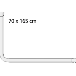 Winkelstange Universal Chrom 20 mm*Wenko Hot
