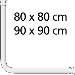 Winkelstange Universal Chrom 20 mm*Wenko Hot