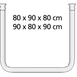 Winkelstange Universal Chrom 20 mm*Wenko Hot