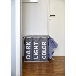 Wäschesammler Trio Top Grau Wäschekorb 118 l^Wenko Online