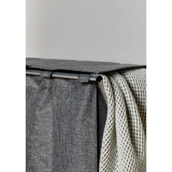 Wäschesammler Trio Top Grau meliert Wäschekorb 118 l*Wenko Online