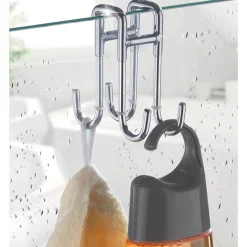 Doppel-Duschhaken Edelstahl*Wenko Hot