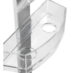 Wenko Duschcaddy Premium mit 2 Ablagen und Edelstahl-Haken