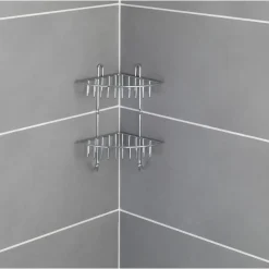 Wenko Eckregal Milano mit 2 Etagen