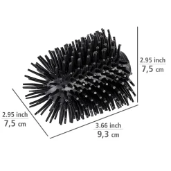 Ersatzbürstenkopf Durchmesser 7,5 cm schwarz*Wenko New