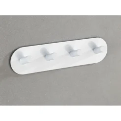 Wenko Hakenleiste Piceno Quadro weiß