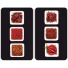 Wenko Herdabdeckplatte Chili 2er Set