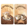Wenko Herdabdeckplatte Kaffee 2er Set