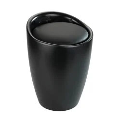 Hocker Candy schwarz mit Wäschesack^Wenko Outlet