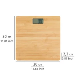 Wenko Personenwaage Bambusa digital bis180 kg