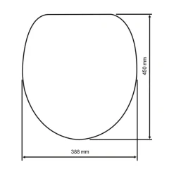 Wenko Premium WC-Sitz Heartbeach antibakteriell mit Absenkautomatik