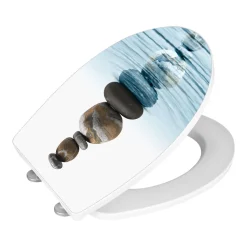 Premium WC-Sitz Meditation antibakteriell mit Absenkautomatik^Wenko Outlet