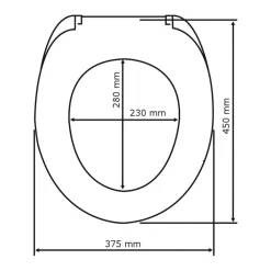 Wenko Premium WC-Sitz Ottana Dunkelgrau antibakteriell mit Absenkautomatik