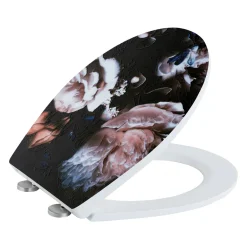 Wenko Premium WC-Sitz Peony antibakteriell mit Absenkautomatik
