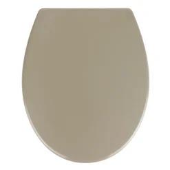 Premium WC-Sitz Samos Taupe antibakteriell mit Absenkautomatik*Wenko Online