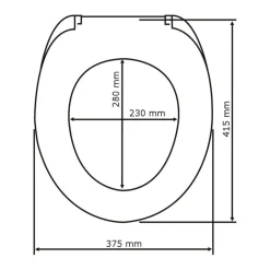Premium WC-Sitz Samos Taupe antibakteriell mit Absenkautomatik*Wenko Online