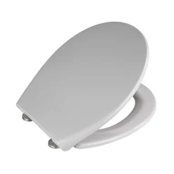 Premium WC-Sitz Samos Concrete Grau antibakteriell mit Absenkautomatik^Wenko