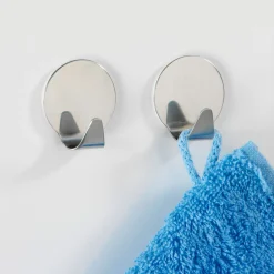 Rundhaken mittel glänzend 2er Set^Wenko Hot