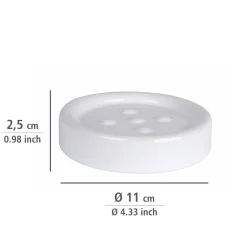 Wenko Seifenablage Polaris weiß