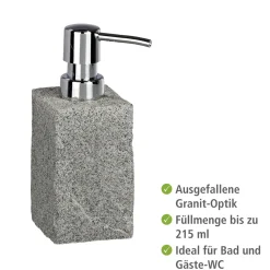 Seifenspender Granit ca 215 ml^Wenko Hot