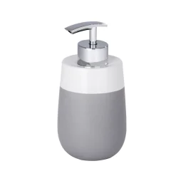 Wenko Seifenspender Malta grau/weiß 290 ml