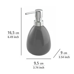 Seifenspender Polaris grau 390 ml*Wenko Hot