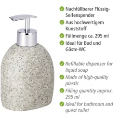 Seifenspender Puro hellgrau ca 295 ml^Wenko Discount