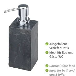 Wenko Seifenspender Slate Rock ca 250 ml