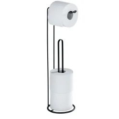Wenko Stand Toilettenpapierhalter 2 in 1 Lugano