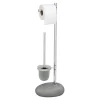 Stand WC-Garnitur Pebble Stone grau*Wenko Online