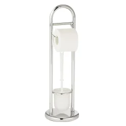 Wenko Stand WC-Garnitur Siena chrom