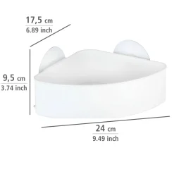 Static-Loc Eckablage Osimo weiß*Wenko Best