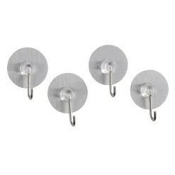Wenko Static-Loc Nickelhaken Osimo 4er Set
