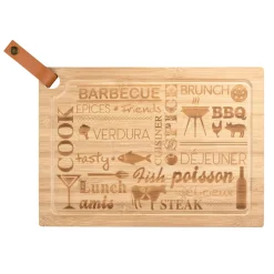 Wenko Steakbrett Bambus L 39,5 x 28 cm