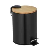 Wenko Treteimer Tortona schwarz Easy-Close Absenkautomtik