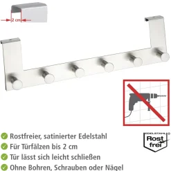 Wenko Türgarderobe Celano 6 Haken