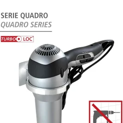 Wenko Turbo-Loc Haartrocknerhalter Quadro
