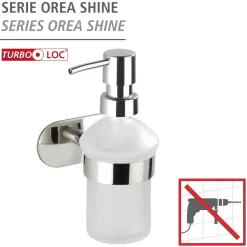 Turbo-Loc Seifenspender Orea Shine ca 200 ml*Wenko Online