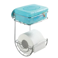 Wenko Turbo-Loc Toilettenpapierhalter mit Ablage