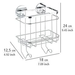 Turbo-Loc Wandkorb mit Haken*Wenko Best