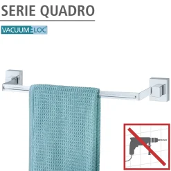 Vacuum-Loc Badetuchstange Uno Quadro^Wenko Outlet