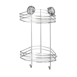 Wenko Vacuum-Loc Eckregal 2 Etagen