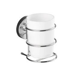 Wenko Vacuum-Loc Zahnputzbecher Milazzo