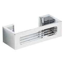 Wenko Wandablage Bralia, Farbe: Chrom, Befestigen ohne bohren