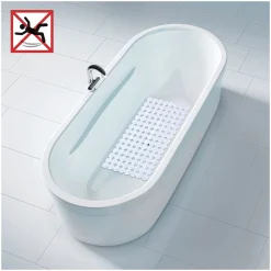 Wenko Wanneneinlage Belem weiß 67,5 x 36 cm