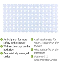 Wenko Wanneneinlage Belem weiß 67,5 x 36 cm