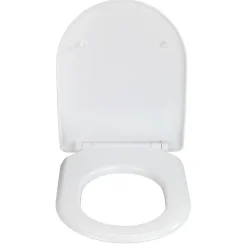 WC-Sitz Exclusive Nr 5 Weiß mit Absenkautomatik 37 x 46 cm^Wenko Outlet