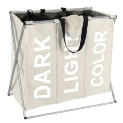 Wenko Wäschesammler Trio beige 130 l